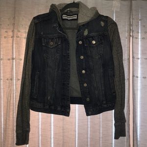 Express Jeans sweater / jean jacket